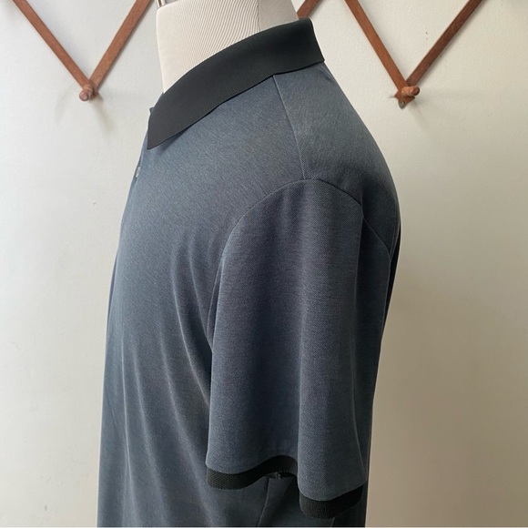 Theory Pima Cotton Pique Band Polo - Picture 5 of 14